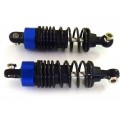 HIMOTO 02002 - COPPIA AMMORTIZZATORI 60mm TESTA ALLUMINIO BLU