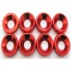 RONDELLE SVASATE ALLUMINIO ROSSO 3mm