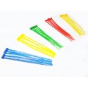 FASCETTE IN PLASTICA VARI COLORI (100PZ)