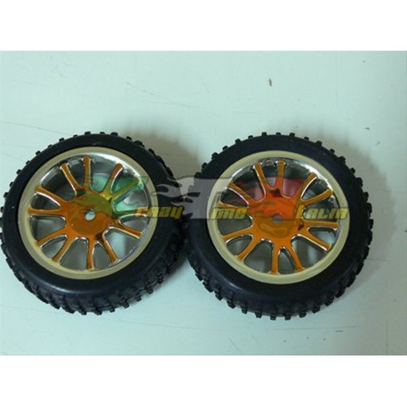 GOMME COMPLETE 1/16 BUGGY ANTERIORI