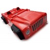 VRX - Carrozzeria verniciata+adesivi 1/10 Off-Road Monster Jeep
