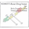 Trasmissione Centrale F/R 55mm/61mm HSP Off-Road 1/10 nitro
