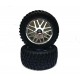 HIMOTO - COPPIA GOMME CERCHI CROMATI SPORT RALLY