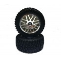 HIMOTO - COPPIA GOMME CERCHI CROMATI SPORT RALLY