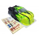 VRX - Carrozzeria verniciata da tigliare Mega Truck Sword 1/10 completa di kit adesivi
