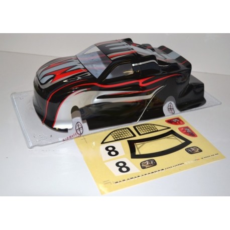CARROZZERIA TRUGGY VERNICIATA CON ADESIVI PER AUTO 1/18