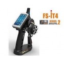 FLYSKY - RADIOCOMANDO TX IT4S 4CH COLOR TOUCH SCREEN LIPO