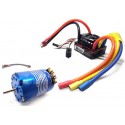Combo Brushless Motore Classic 540 6.5T+Esc120A Rocket con sensori