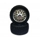 HIMOTO - COPPIA GOMME CERCHI CROMATI SPORT RALLY