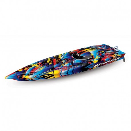 TRAXXAS57076-4 - MOTOSCAFO SPARTAN BRUSHLESS TSM