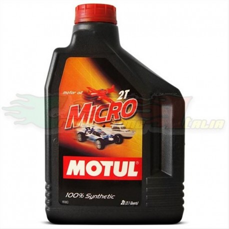OLIO MOTUL 2L MICRO 2T PER MOTORI NITROMETANO