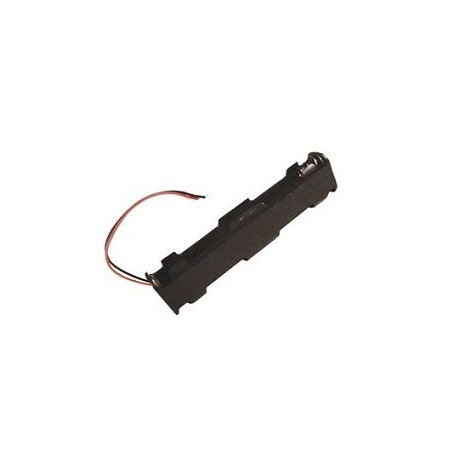 Portabatteria per 4 stilo con fili