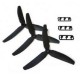 GEMFAN - ELICHE TRIPALA NERE PER DRONI DA CORSA 7X3,5(3pz)