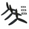 GEMFAN - ELICHE TRIPALA NERE PER DRONI DA CORSA 7X3,5(3pz)