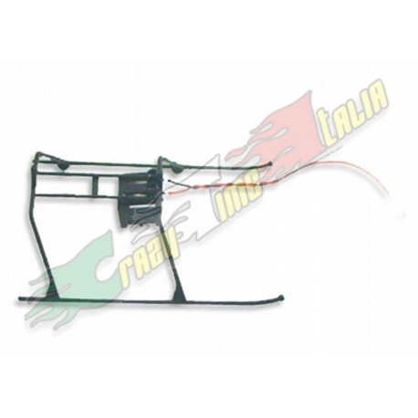 CARRELLO COMPLETO DI SUPPORTO NERO RICAMBIO NINE EAGLE PRO