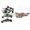 KIT COMPLETO SPALLINE ERGAL PER AUTO XRACE 1/10