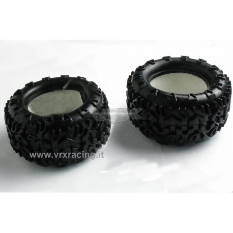 RICAMBI VRX 10140 - COPPIA SOLO GOMME 1/10 MONSTER TRUCK