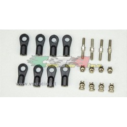 RICAMBI VRX 10404 - BRACCETTI SUPERIORI ANT. REGOLABILI 1/10 ON ROAD