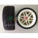 RICAMBI VRX 10417 - COPPIA GOMME + CERCHI 1/10 ON ROAD