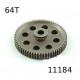 RICAMBI HIMOTO 11188 - CORONA 64 DENTI PER 1/10