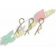 CLIP GRANDI 1/8 COLOR ARGENTO(10PZ)