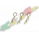 CLIP GRANDI 1/8 COLOR ARGENTO(10PZ)